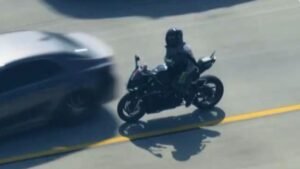 California suspect accused of shooting, killing deputy crashes motorcycle during highway pursuit California suspect accused of shooting, killing deputy crashes motorcycle during highway pursuit