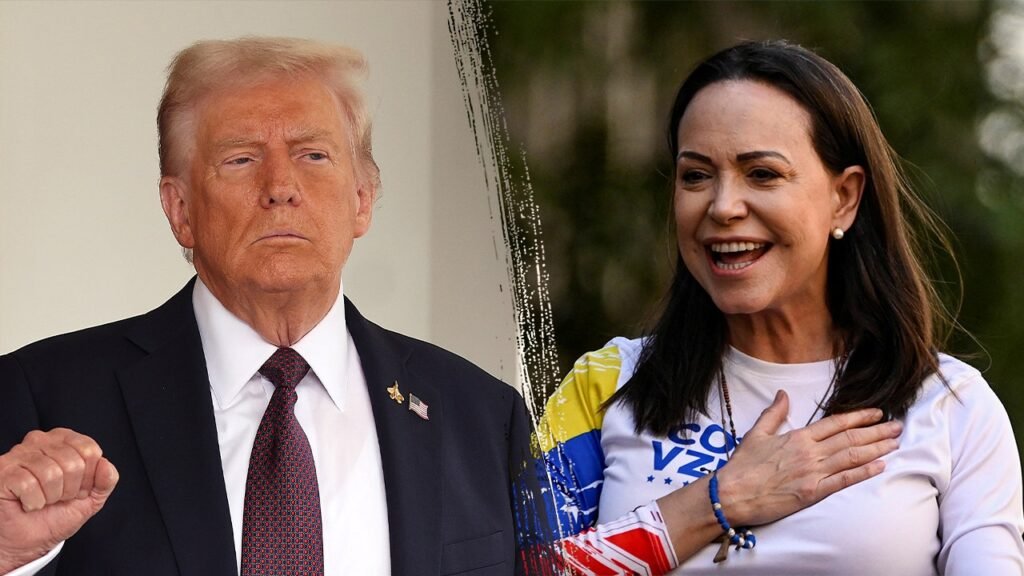 Venezuelan Nobel Peace Prize winner María Corina Machado dedicates award to Trump for ‘decisive support’ Venezuelan Nobel Peace Prize winner María Corina Machado dedicates award to Trump for ‘decisive support’
