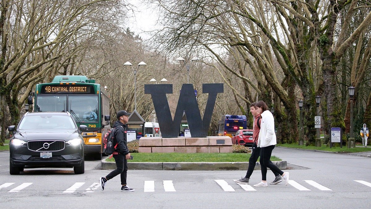 The University of Washington logo and campus.