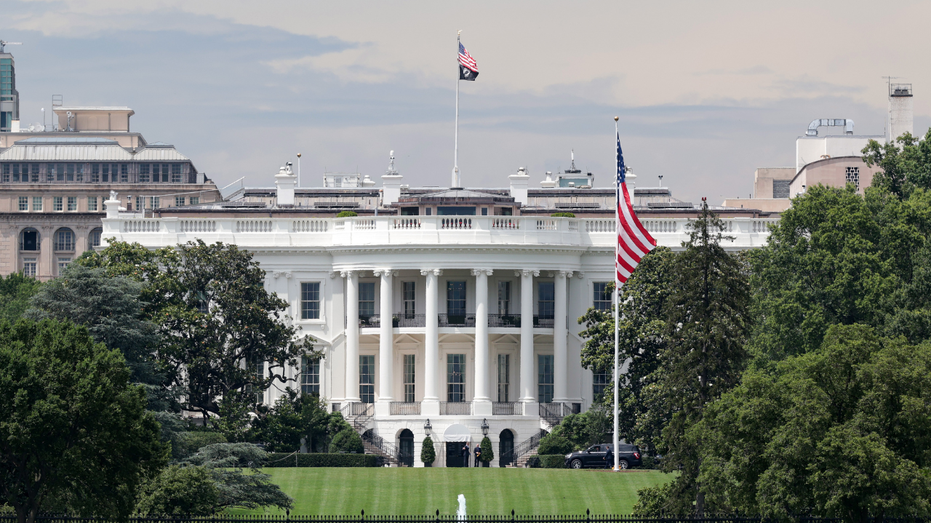 New flag pole at the White House