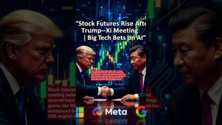 🇺🇸 Stock Futures Rise After Trump–Xi Meeting | Big Tech Bets Big on AI! 🚀#usa #shorts #financenews