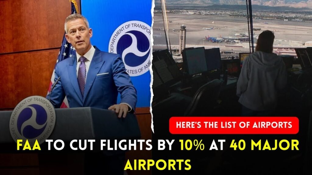 FAA To Reduce Air Traffic By 10% Across 40 Major U.S. #usnews