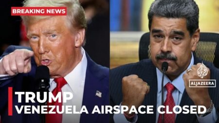 Trump says Venezuela airspace to be shut ‘in its entirety’ as tensions rise