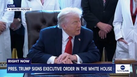 LIVE: President Trump signs executive order in the White House LIVE: President Trump signs executive order in the White House