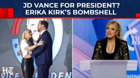 Erika Kirk Endorses JD Vance For U.S. President In 2028 As Trump Refuses To Rule Out 3rd Term
