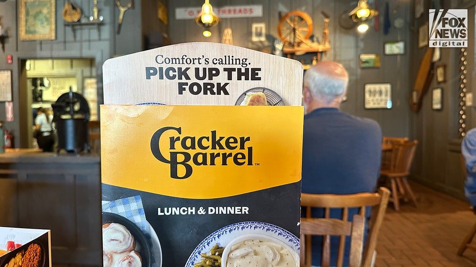 New menu at Cracker Barrel after new logo and rebranding announcement.