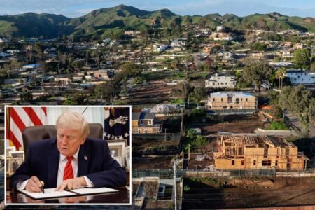 Exclusive | Trump signs executive order for feds to take over LA’s ‘nightmare’ wildfire rebuild in huge boost for victims: ‘Get our family back home’