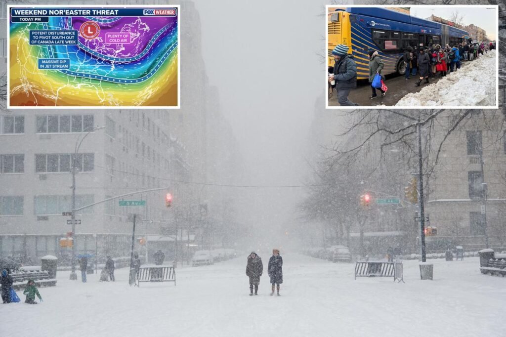 Bomb cyclone barreling toward Northeast could hit NYC with more snow and record-breaking subfreezing temps Bomb cyclone barreling toward Northeast could hit NYC with more snow and record-breaking subfreezing temps