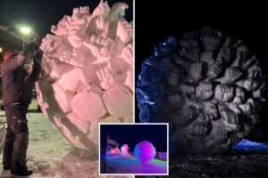 Team USA snow sculptors barred from championship over cold anti-ICE message Team USA snow sculptors barred from championship over cold anti-ICE message