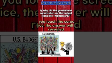 US POLITICS EXE FAILED 1 Government Comptroller vs Budget Chaos #Funny #Joke #Shorts #Quiz