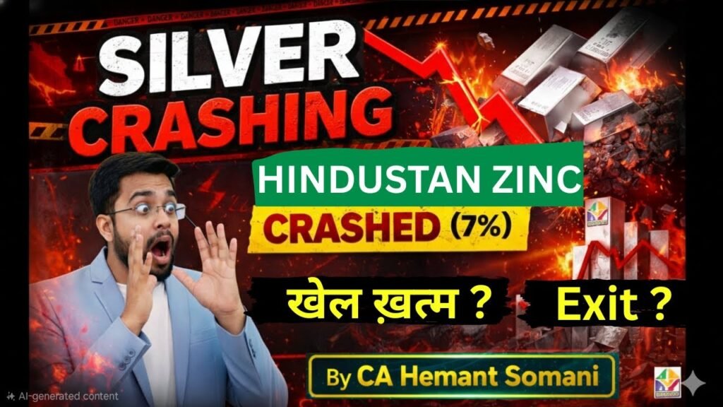 Silver & Hindustan Zinc Price Crashed | Silver Price Prediction | Share News | Exit or Buy?