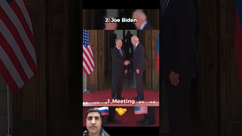 Putin vs. Every U.S. President — Who Met Him the Most? 🇷🇺🇺🇸 #usa #putin #trump #respect #obama