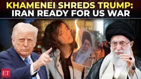 ‘Hands red with blood’: Khamenei rips ‘locked & loaded’ Trump amid Tehran protest; US-Iran war soon?