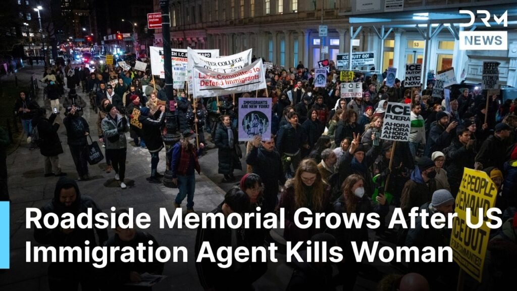 Roadside Memorial Grows After U.S. Immigration Agent Kills Woman in Minneapolis | AC1G