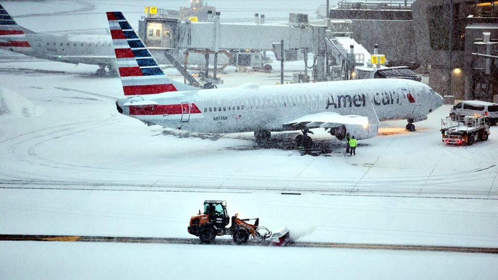 Thousands of flights canceled or delayed nationwide amid winter storm chaos