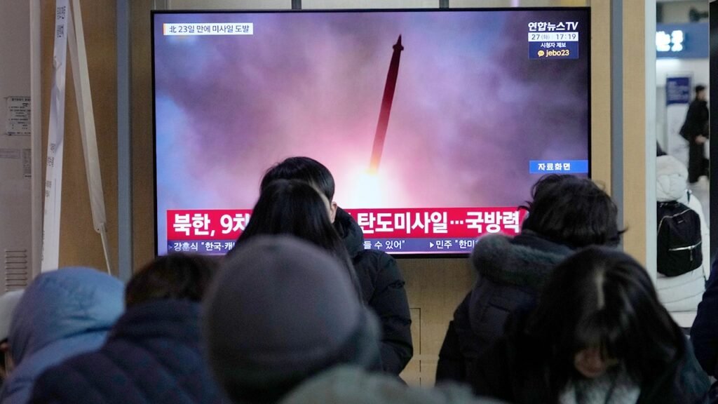 North Korea launches short-range ballistic missiles into sea, show of force ahead of political meetings North Korea launches short-range ballistic missiles into sea, show of force ahead of political meetings