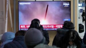 North Korea launches short-range ballistic missiles into sea, show of force ahead of political meetings
