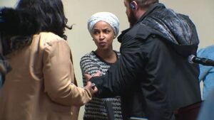 Substance sprayed on Rep Ilhan Omar reportedly identified as apple cider vinegar; FBI investigating
