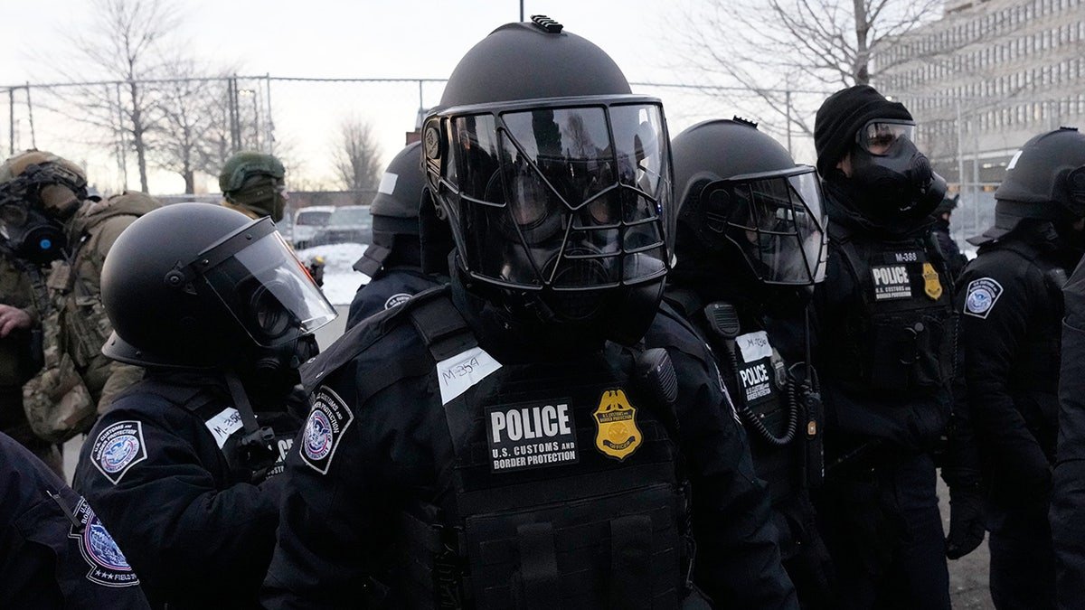 U.S. Customs and Border Protection police officers