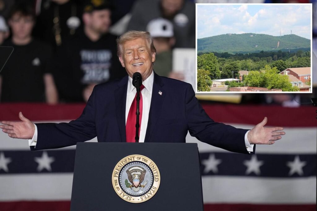 Georgia state lawmaker moves to name Sawnee Mountain after President Trump