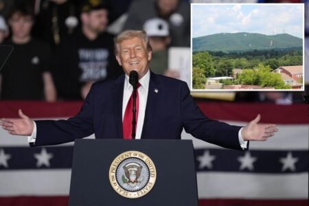 Georgia state lawmaker moves to name Sawnee Mountain after President Trump Georgia state lawmaker moves to name Sawnee Mountain after President Trump
