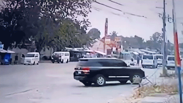 Philippine mayor unharmed after apparent RPG attack on car in broad daylight Philippine mayor unharmed after apparent RPG attack on car in broad daylight
