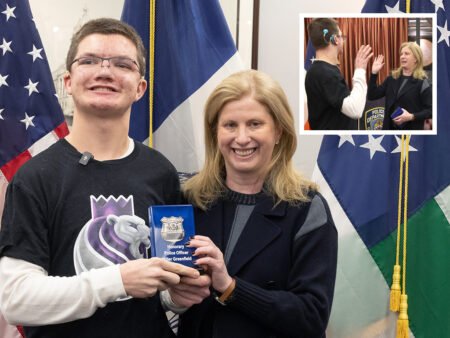 Calif. teen with rare disease becomes NYPD cop for a day: ‘I can definitely protect New York’