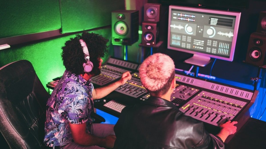 Music studio producer musician