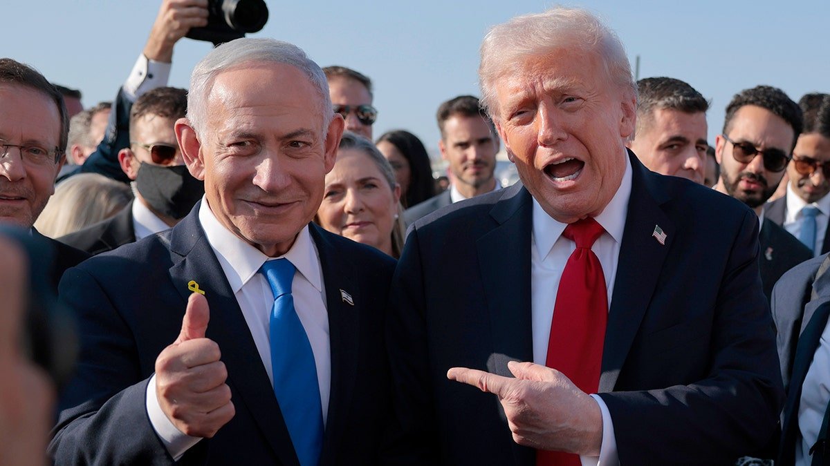 Israeli Prime Minister Benjamin Netanyahu and U.S. President Donald Trump