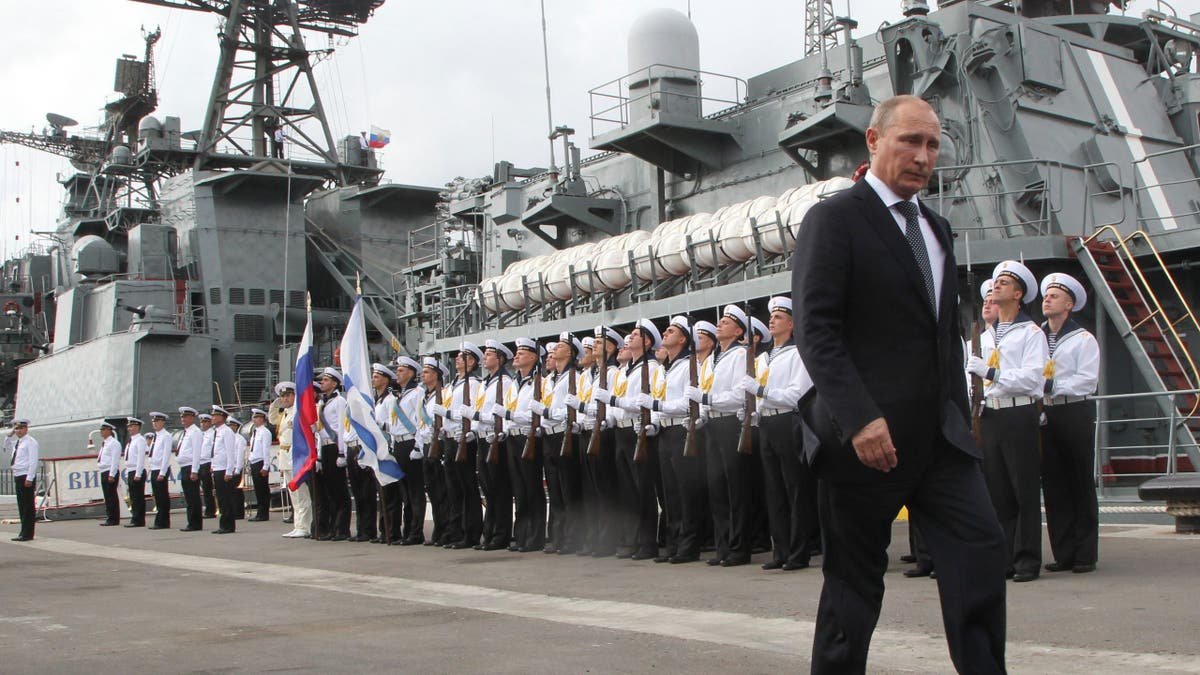 Russian President Vladimir Putin Visits New Naval Base Of Black Sea Fleet In Novorossiysk