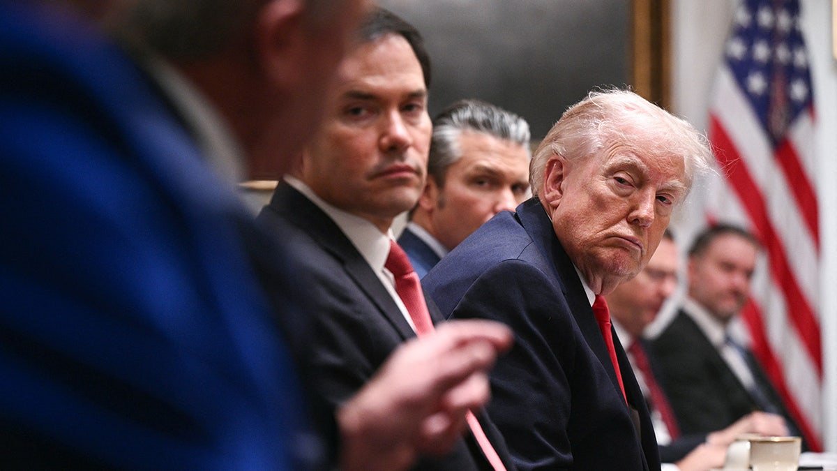 Trump at a Cabinet meeting